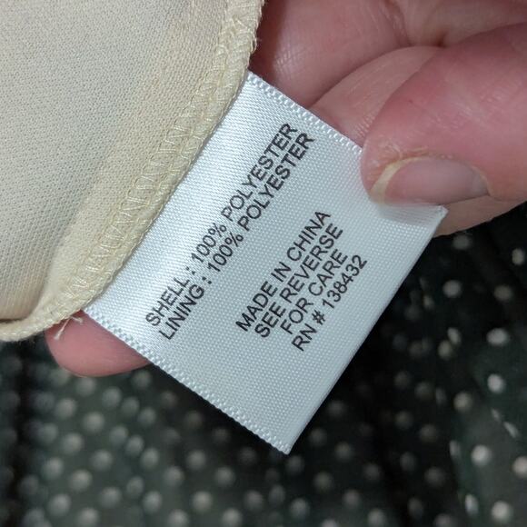 Modcloth Fervour Windy City Green Polka Dot Dress Womens 4X Plus Size Sleeveless - Picture 4 of 6